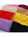 1pc Women's Lightweight Lace Tassel Shawl With Breathable Fabric, Solid Color Design