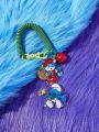 SHEIN X The Smurfs Christmas Gift Bell Shaped Keychain, Bag Charm Pendant