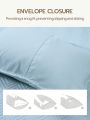 LongNap™ 1pc Supersoft Zigzag Microfiber Quilted Cushion Cover, Throw Pillowcase Without Filler, Sofa Cushion Cover, Cloud-Like Feel Room Decor