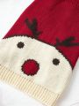 PETSIN Petsin Cute Red Deer Pattern Pet Sweater For Warmth