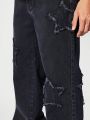SUMWON Loose Fit Jean With Star Applique