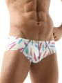 Men'S Feather Printed Trunks