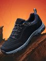 Men's Outdoor Anti-skid Hiking Shoes, Fall, Black Color, Lace Up, Waterproof Sports Shoes