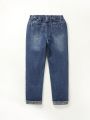 Tween Boy Zipper Fly Pocket Detail Jeans