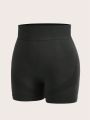 Plus 2pcs Wideband Waist Sports Shorts