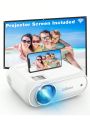 Mini Projector, FUNTUSPIC-Ci Best Phone Projector 2022 Upgraded Native 1080P with 8500L, WiFi Projector Compatible with iOS/Android Phone/Tablet/Laptop/TV Stick/USB/PS4 [100