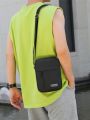 New fashion shoulder bag men's bag multi-zipper Oxford cloth mobile phone bag crossbody bag canvas leisure backpack