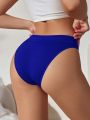Women's Single Solid Color Comfortable Triangle Panties