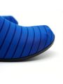 BenBoy Men Striped Pattern Sneakers, Sport Outdoor Polyester Aqua Socks