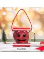 Christmas Gift Pet Christmas Eve Apple Box Red Transparent Ping An Fruit Packaging Box Candy Portable 2pcs