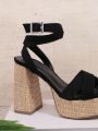 Women'S Fashionable Platform Wedge Heel Sandals