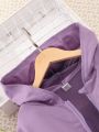 3pcs/Set Teen Girls' Casual Letter Printed Hoodie With Character Printed Sweatpants Set