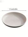 1pc Household Plate For Western-style Food, Snack, Fruit, Bone-shaped