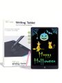 1pc Colorful Lcd Screen Writing Tablet, 12 Inch Halloween Toy For Kids, Art Drawing Board, Multi-functional Game Message Handwriting Board, Christmas Halloween Gift