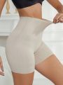 Women'S High Waisted Solid Color Body Shaping Shorts