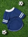 PETSIN Pet Football Sports Jersey With Dallas Eyelet Fabric, Suitable For Cats And Dogs