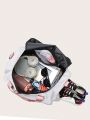 Girl Travel Duffel Gym Sports Tote Bag, Weekender Overnight Bag, Carry On Bag, Crossbody Bag