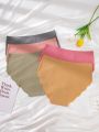 5-Pack Of Solid Color Seamless Briefs