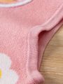 Infant Baby Girls' Flower Pattern Knitted Sweater Dress