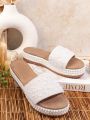 Women'S Fashionable Wedge Heels & Thick Soles Sandals Slippers