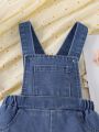 Fashionable Baby Girl'S Flare Jumpsuit With Braces