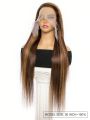 Transparent Lace Ombre Honey Blonde Piano Color Straight 13*6 Lace Front Wigs Highlight 4/27# Human Hair Wig Pre Plucked For Women