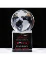 Social Worker Gifts for Women Crystal Keepsake Office Decor Paperweight with Glass World, Thank You School Social Worker Gift, Appreciation & Birthday Gifts Ideas for Social Worker