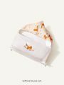 Cozy Cub 1pc Squirrel & Chestnut Pattern Printed Envelope Style Sleeping Bag