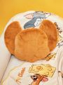 TOM & JERRY X SHEIN Cartoon Mouse Head Plush Pillow