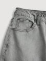 SHEIN Teen Girls' Bell Bottom Jeans