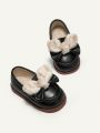 Cozy Cub Fashionable And Cute Baby Soft Bottom Butterfly Knot Winter Shoes With Fleece Lining