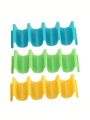 1pc Corn Tortilla Taco Holder, Wave-shaped Plastic Taco Stand For Kitchen