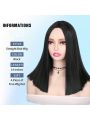 14 inches Short Straight Bob Wigs  Short Wig Middle Part Synthetic Wigs Shoulder Length Daily Cosplay Party Wigs for Women Used for Halloween, Christmas, cosplay, daily wear and other wigs