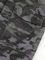 Teen Girl Camouflage Utility Multi-Pocket Jeans