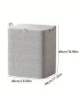 1pc Foldable Non-woven Storage Bag For Quilt, Clothes, Large Capacity Organizer Box For Wardrobe
