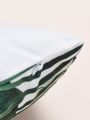 Tropical Plant Print Lumbar Pillowcase Without Filler