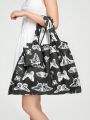 Kelsey Wilson Studio Butterfly Pattern Foldable Tote Bag