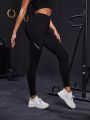 SHEIN Yoga Basic Women'S Slim Fit Sports Leggings With Pocket