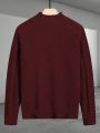 Men's Long Sleeve Cable Knit Sweater