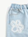 Girls' Floral Printed Jeans (Tween Girls)