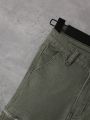 SHEIN Tween Boys' Utility Pocket Jeans