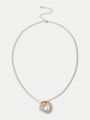 SHEIN BIZwear 1pc Fashionable Simple Multi-layered Personality Necklace