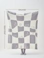 LongNap 1pc Squishy Ultra-warm 400GSM Fleece Rabbit Throw Blanket, Knit Woven For More Softness