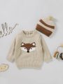 Baby Boy's Fox Print Pullover Sweater