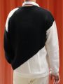 Manfinity Hypemode Men's Oversized Color-Blocked Drop Shoulder Sweater