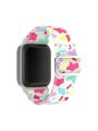 1pc St.siabe Fashionable Printed Nylon Elastic Sliding Buckle Watch Band For Both Men And Women, Compatible With Apple Watch Band 38mm 40mm 41mm 45mm 44mm 42mm 49mm Belt, Comfortable, Breathable Wristband Replacement Compatible With