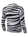 Men's Classic Black And White All-match Sweater