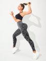 SHEIN Yoga Trendy Women's Yoga Sports Leggings