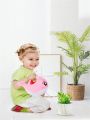 1pc Baby Cartoon Whale Shaped Shower Head Bathing Watering Can Toy For Bathroom, Swimming Pool