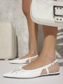 Women'S White Flat Shoes